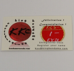 Kendama Canada - Badge de Certification PRO KYU - Kyu 1