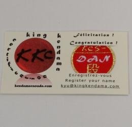 Kendama Canada - Badge de Certification PRO KYU - Dan 1