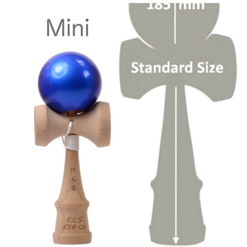Kendama Canada – Kendama format Mini - balle bleu métallisée